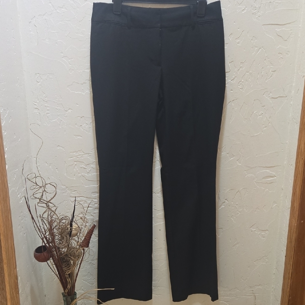 LOFT Elegant Black Straight Leg Trousers